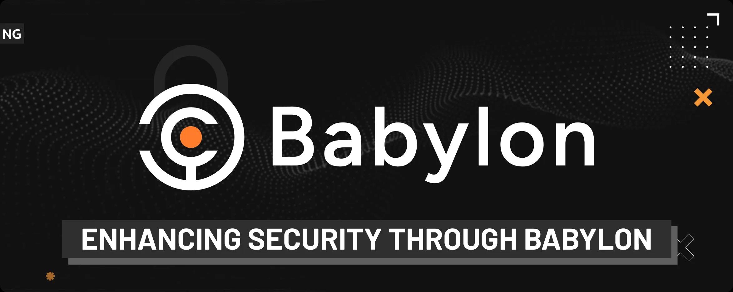 Bitcoin Staking: Enhancing Security and Decentralization through Babylon